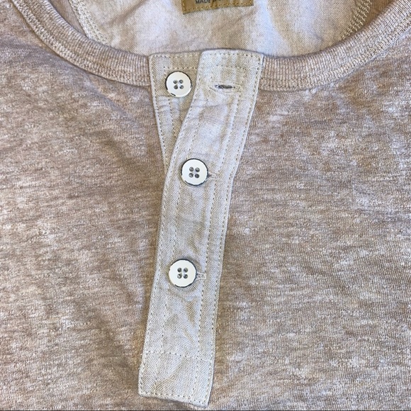 Lucky brand men’s Henley long sleeve shirt large - Picture 3 of 9
